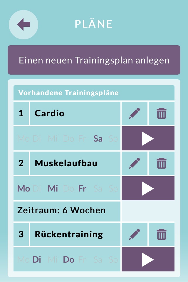 Training Plan Lite screenshot 2
