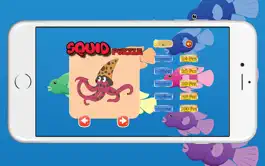 Game screenshot Squid Ocean Animals Puzzle Jigsaw Match Free Learning Games for Kids In Kindergarten apk
