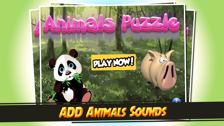 Animals Puzzle For Kids - Animal shapes and forms children app for kindergarten kids and toddlers lite