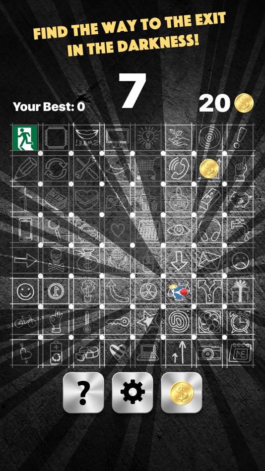 #2. Dark Maze - brain challenging game (iOS) 由: Quantis,Inc.