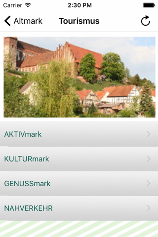 Altmark-App screenshot 2