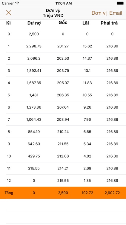 Tính Lãi Vay screenshot-4