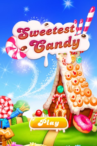 Sweetest Candy 3 Match Delicious - FREE Lollipop Sugar Quest Saga Game For Kids screenshot 2