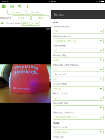Screenshot #4 pour Control for Xiaomi Yi