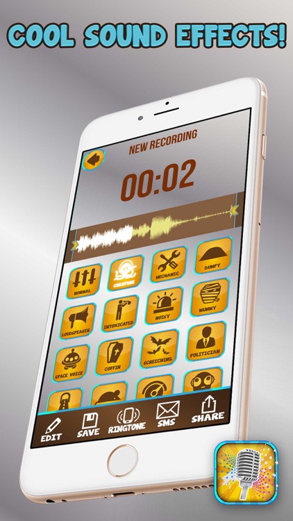 Voice Changer Audio Effects – Funny Sound Recorder Editor and Ringtone Maker screenshot-3