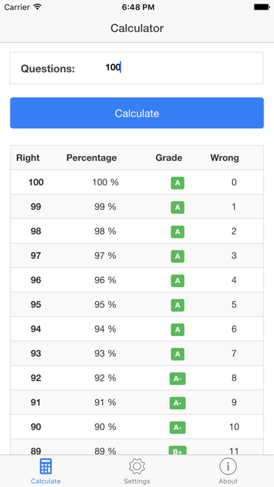 Screenshot #2 pour Grade Calculate