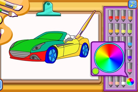 Cars coloring games screenshot 2