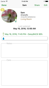 Daisy Sensor - Bluetooth Plant Soil Moisture screenshot