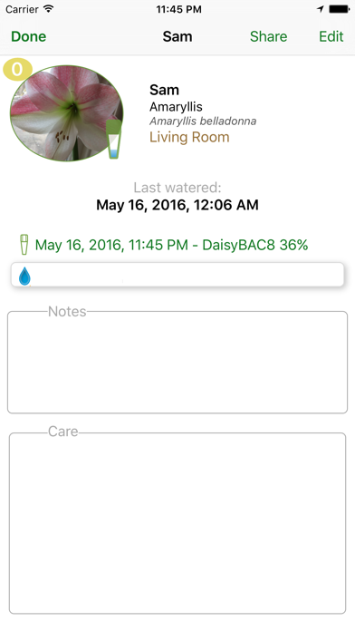 Screenshot #2 pour Daisy Sensor - Bluetooth Plant Soil Moisture
