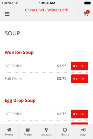 China Chef - Winter Park Online Ordering screenshot 3