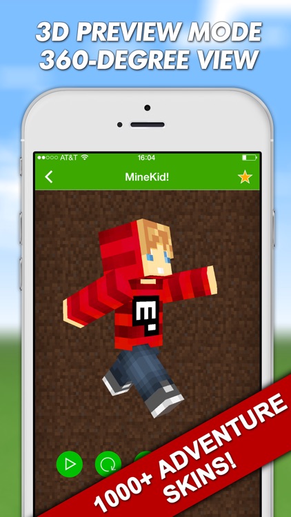 Adventure Skins for Minecraft PE (Pocket Edition) & Minecraft PC