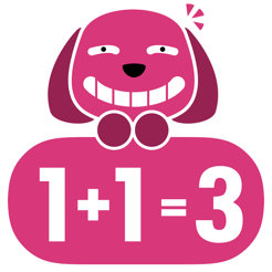 ‎1+2=3