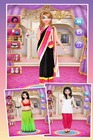 Indian girl makeover - trendy style - wedding look screenshot 3