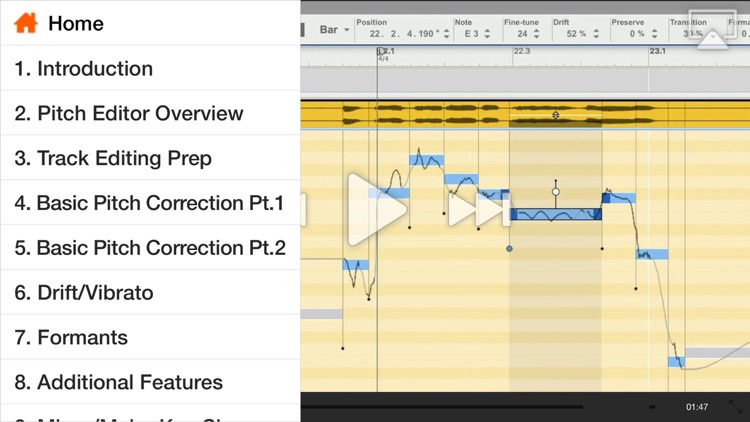 FastTrack™ for Reason Pitch Editing