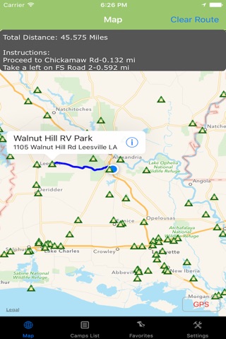 Louisiana – Camping & RV spots screenshot 2