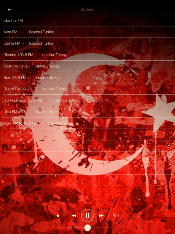 Screenshot #5 pour Turkish MUSIC Online Radyo