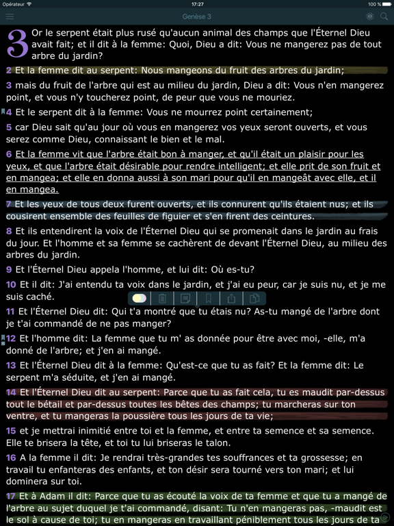 Screenshot #5 pour La Sainte Bible Darby en Français (French Audio)