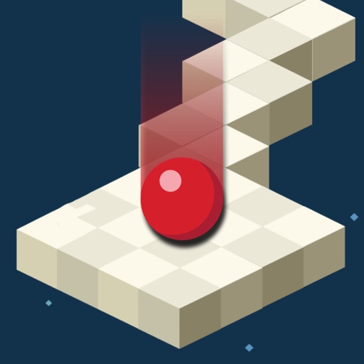 Zigzag Ball Rolling - keep ball on risky sky wall Icon