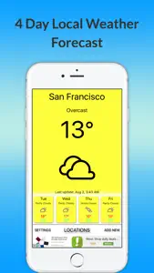 Local Weather Finder-4 days screenshot #3 for iPhone