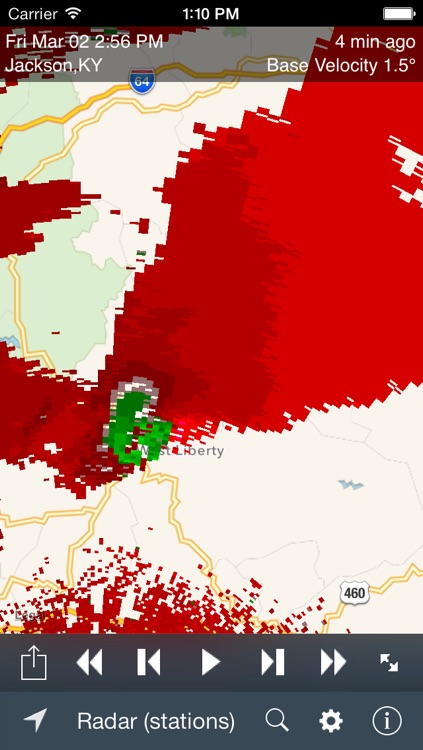 Dual Radar Widget -- NOAA SuperRes Weather Radar, Warnings and Forecasts