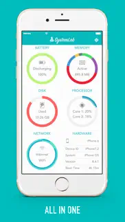 systemlab - cpu ram battery iphone screenshot 1