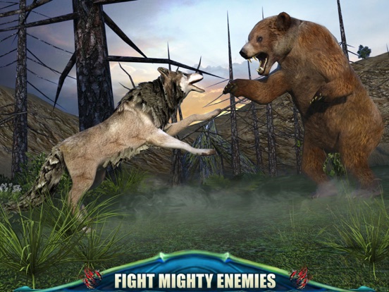 Real Wolf Adventure 3D iPad screenshot 1 - Games app