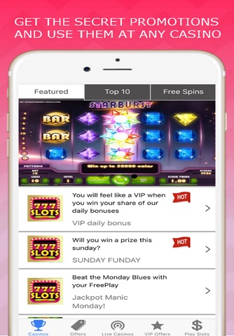 MegaCasino real money promotions and Offers Guide screenshot 4