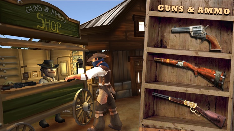 Wild-West Cowboy Real Shooting Game 3D