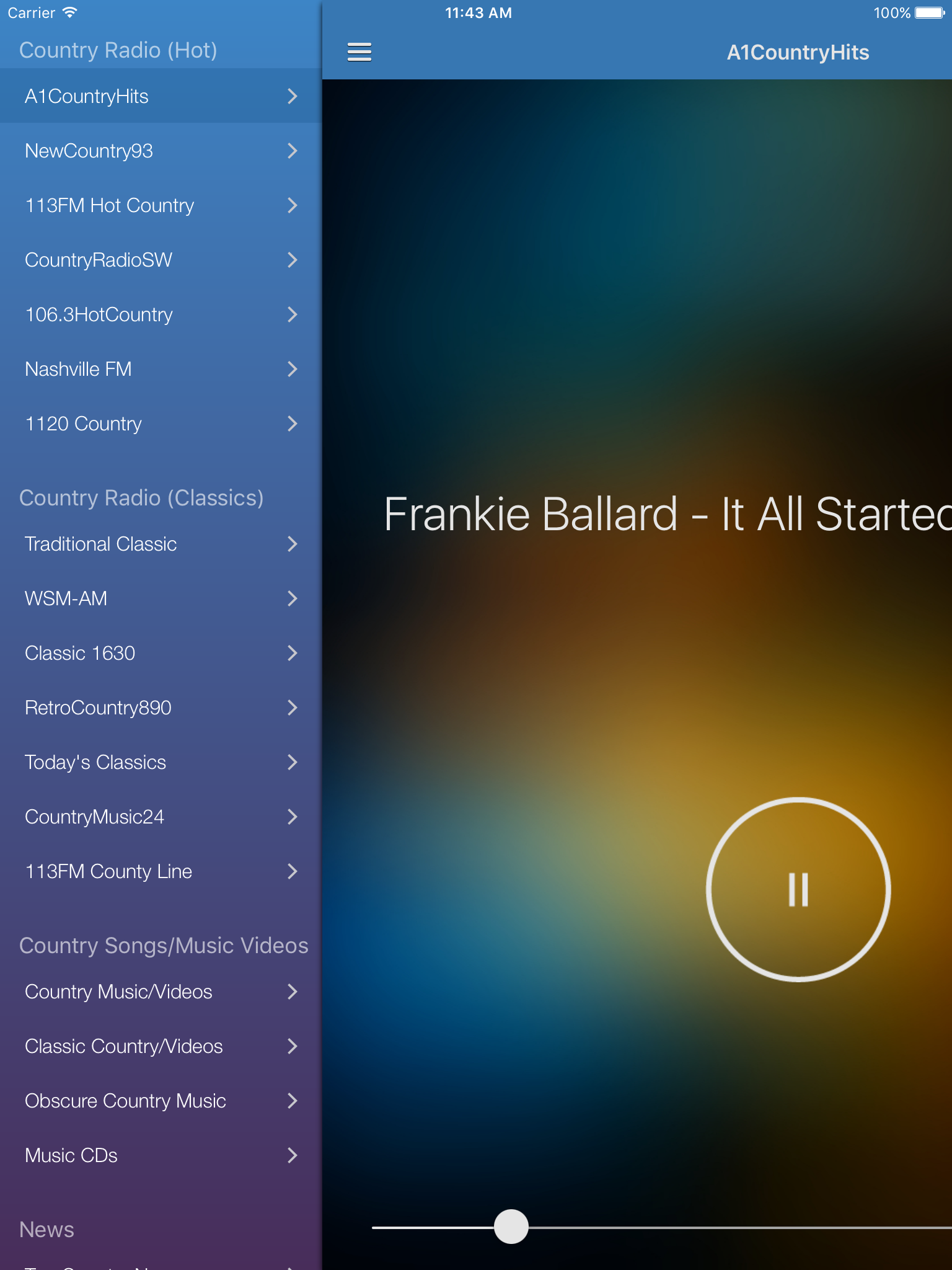 Country Music Free - Songs, Radio, Music Videos & News screenshot 6