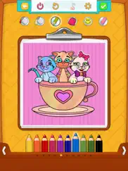 jeux de coloriage chat iPad Captures Décran 1