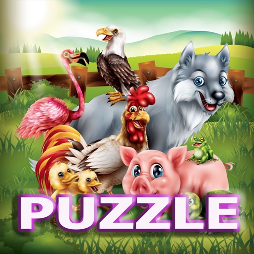 Animals In Farm Jigsaw Puzzle icon