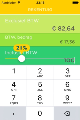 Rekentuig - Bereken je BTW screenshot 2