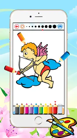 Game screenshot Valentine Day Coloring Book - All In 1 Drawing, Paint And Color Games HD For Good Kid hack