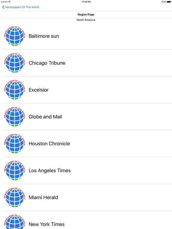 Screenshot #5 pour Newspapers Of The World