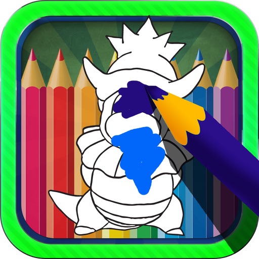 Color Book Game for Kids: Pokemon Version iOS App