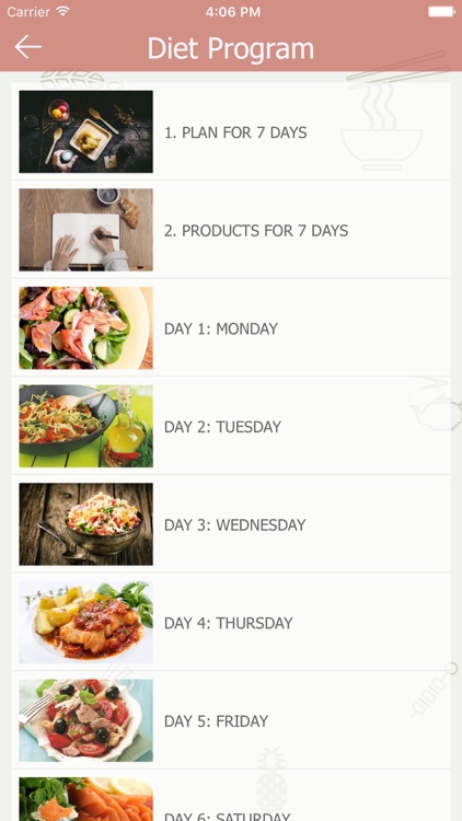 Diet Program App screenshot-3