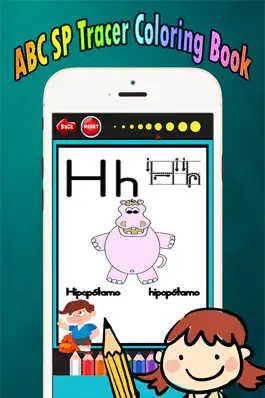 Game screenshot ABC Coloring Book: learn spanish coloring pages preschool games free for kids and toddler any age hack