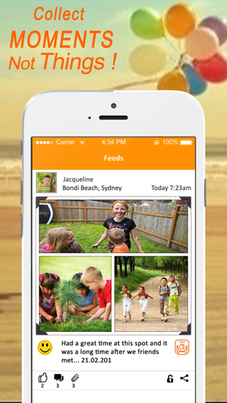 Screenshot #1 pour My Moments App