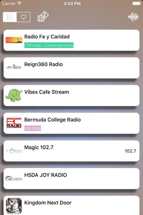 Bermuda Radio - VIBE 103