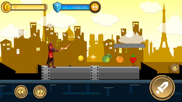 Red Samurai Jump - Jumper Ninja Veggie Adventure Games