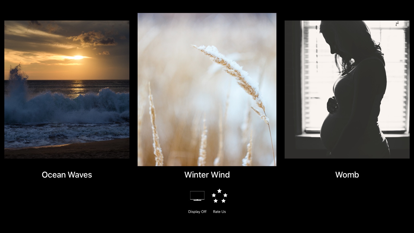 White Noise Deep Sleep Sounds apple_tv screenshot 2