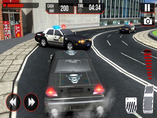 Screenshot #5 pour 3D covoitureur SuperMarché Voiture: Police Tir Gangster dans Mad Crime Ville