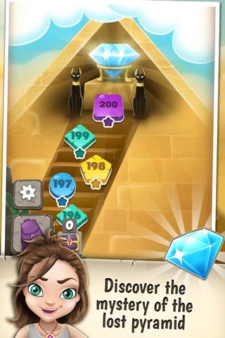 パズルゲーム アプリ – マッチ3神秘: 色のロジック冒険で失われたダイヤモンドを探しますのおすすめ画像4