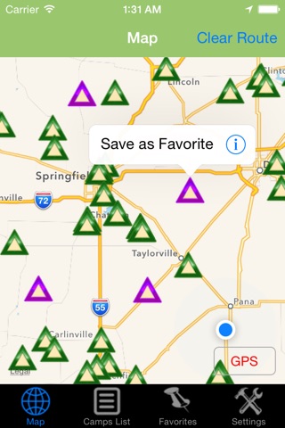 Illinois – Camping & RV spots screenshot 2