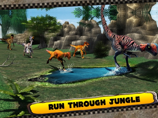Dinosaur Race 3D iPad screenshot 2 - Games app
