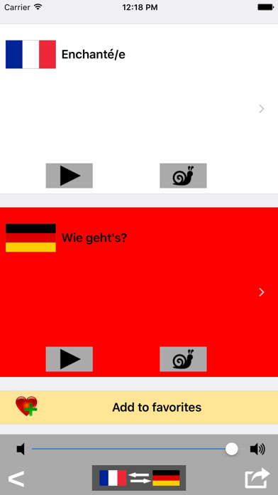 Screenshot 3 of French / German Talking Phrasebook Translator Dictionary - Multiphrasebook App