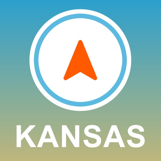 Kansas, USA GPS - Offline Car Navigation icon