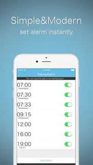 talking alarm clock -free app with speech voice iphone screenshot 1