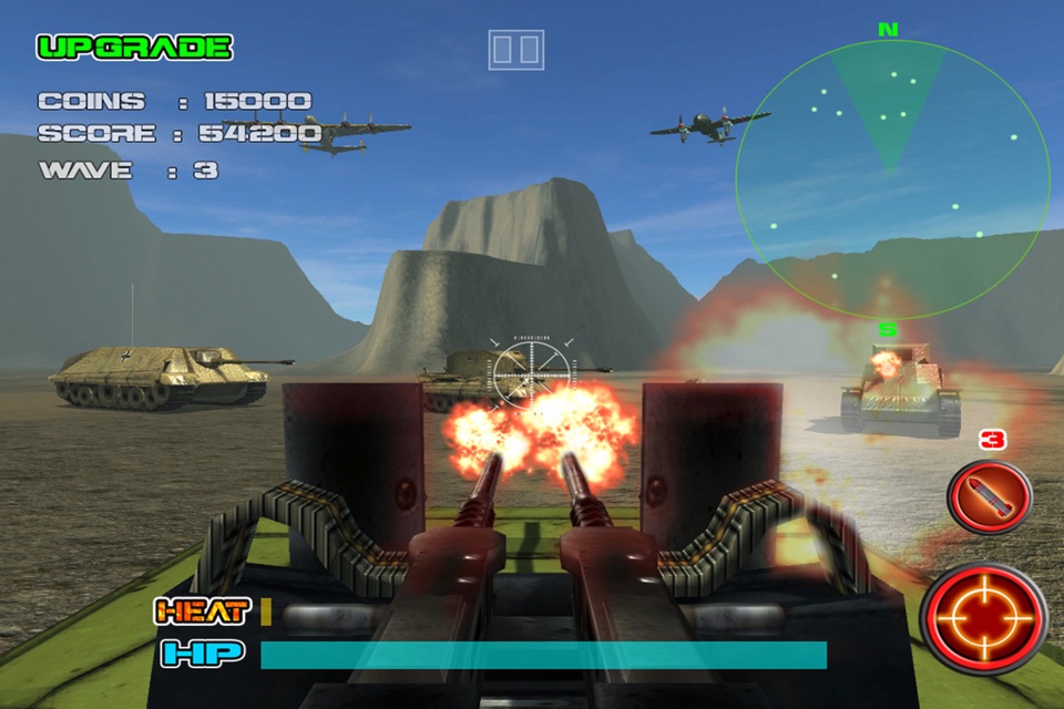 Allied WWII Base Defense - Anti-Tank and Aircraft Simulator Game FREE screenshot 3