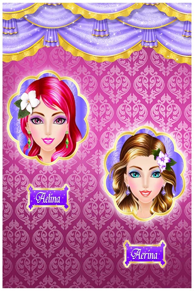 Twin Princess Makeover for girls kids screenshot 2